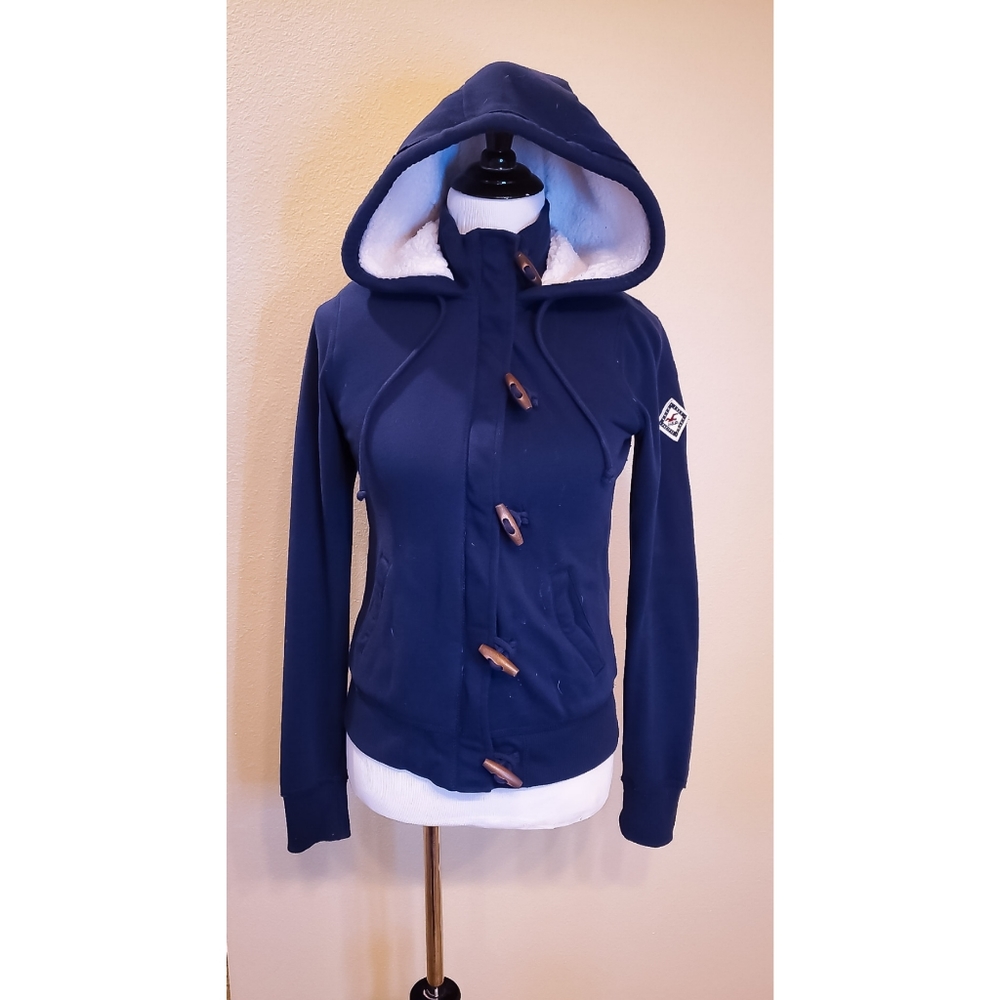 Hollister Sherpa Lined Coat